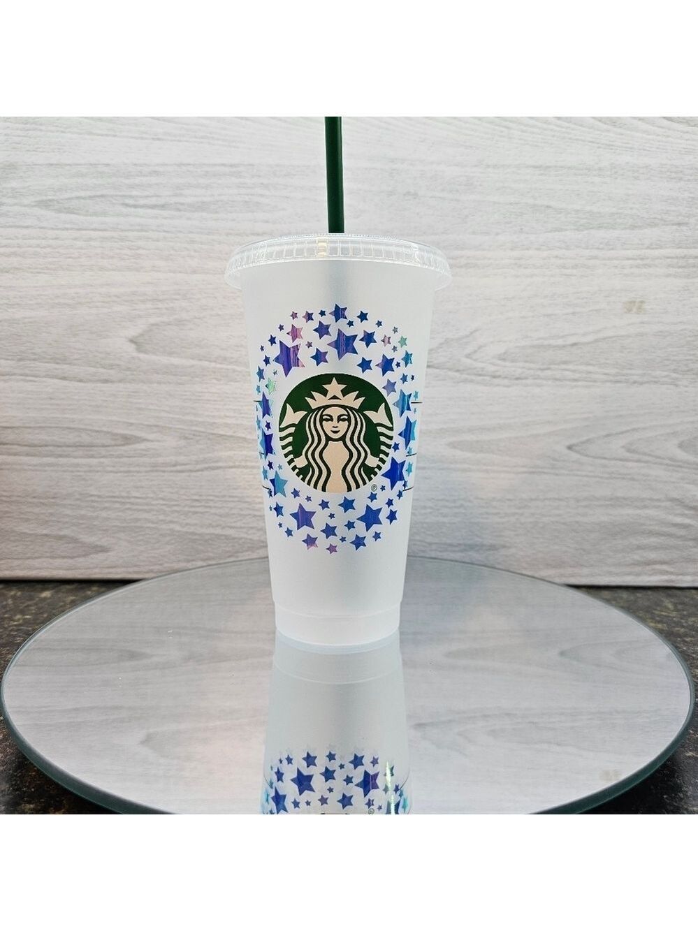 Starbucks Iridescent Stars Tumbler / To Go Cup